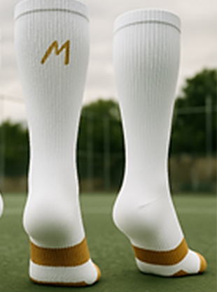 meia de compressão branca movy